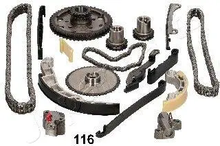 Ланцюг ГРМ Nissan Navara/Pathfinder 2.5dCi 05 JAPANPARTS KDK-116 Купить в Украине