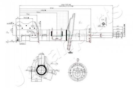 Автозапчастина JAPANPARTS MM-00158 (фото 1)