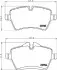 Фото Колодки гальмівні (передні) Mini (R50/R53/R56/R59) 03-15 JAPANPARTS (PA-0136AF) зображення 2