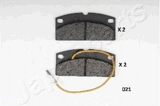 Гальмівні колодки, дискове гальмо (набір) JAPANPARTS PA021AF (фото 1)