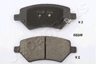 Тормозные колодки, дисковый тормоз.) JAPANPARTS PA022AF