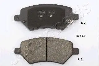 Колодки гальмівні (передні) Chery A3/M11/Tiggo/Niche 1.6-2.0 08 JAPANPARTS PA022AF Купити в Україні