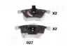 Фото Колодки гальмівні (передні) Opel Vectra C 02-08/Signum 03-08/Saab 9-3 02-15 JAPANPARTS (PA027AF) зображення 1