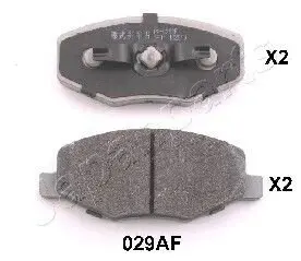 Колодки гальмівні (передні) Chery QQ6 1.1/1.3 06-13 JAPANPARTS PA-029AF