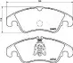 Фото Колодки гальмівні (передні) Audi A4/A5/Q5 07 JAPANPARTS (PA-0309AF) зображення 2