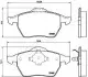 Фото Колодки гальмівні (задні) VW Caddy 04-15/Golf 97-16/Passat B5 96-05/Skoda Fabia/Citroen/Peugeot 99 JAPANPARTS (PA-0312AF) зображення 2