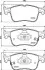Фото Колодки гальмівні (передні) Ford Focus/Kuga 1.0-2.0 EcoBoost18 JAPANPARTS (PA0354AF) зображення 2