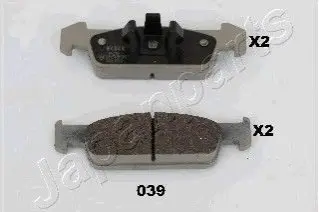 Колодки гальмівні (передні) Dacia Logan II/Sandero II 12-/Renault Logan 11-/Sandero 13/Clio IV 18 JAPANPARTS PA039AF Купити в Україні