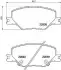 Фото Колодки гальмівні (передні) Opel Insignia B 17 JAPANPARTS (PA-0417AF) зображення 2