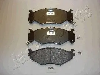 Гальмівні колодки, дискове гальмо (набір) JAPANPARTS PA060AF Купити в Україні