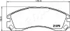 Фото Колодки гальмівні (передні) Citroen C-Crosser 07-/Mitsubishi Outlander/Pajero 98-/Lancer/L400 94-03 JAPANPARTS (PA-0623AF) зображення 2