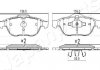 RENAULT тормозные колодки передние.Laguna II, Megane II, Scenic II JAPANPARTS PA-0706AF (фото 2)