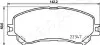 Фото Колодки гальмівні (передні) Renault Scenic/Megane 15 JAPANPARTS (PA-0707AF) зображення 2