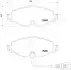 Фото Колодки гальмівні (передні) Audi A3/Q2/Q3/Seat/Skoda Octavia/Kodiaq/VW Golf/Passat B8 12-(+датчик) JAPANPARTS (PA0907AF) зображення 2
