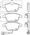 Фото Колодки гальмівні (передні) Audi Q3 11-18/VW Passat Tiguan 07-18/Sharan 10-(+датчик) JAPANPARTS (PA-0929AF) зображення 2
