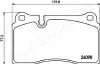 Фото Колодки гальмівні (передні) VW Touareg 2.5-4.2 TDI/FSI 02- (Brembo) JAPANPARTS (PA-0933AF) зображення 2