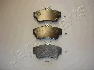 Колодки гальмівні (передні) Chrysler PT Cruiser 1.6-2.4 00-10 (набор) JAPANPARTS PA094AF Купити в Україні