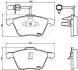 Фото Колодки гальмівні (передні) Ford Galaxy 00-06/VW Sharan 95-10 (+датчики) JAPANPARTS (PA-0952AF) зображення 2