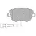 Фото Колодки гальмівні (передні) Seat Ibiza/VW Polo 01-09/Skoda Fabia 99-14/Roomster 06-15 (+датчик) JAPANPARTS (PA-0956AF) зображення 2