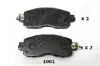 Фото Комплект гальмівних колодок (передніх) Nissan Juke/Tilda 07 JAPANPARTS (PA1001AF) зображення 1