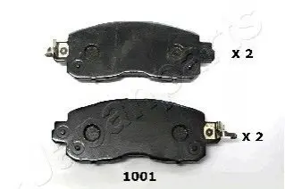 Комплект гальмівних колодок (передніх) Nissan Juke/Tilda 07 JAPANPARTS PA1001AF Купити в Україні