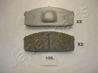 Тормозные колодки передние. NISSAN BLUBIERD 80- JAPANPARTS PA-105AF Купить в Украине
