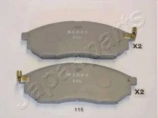 Колодки гальмівні (передні) Renault Koleos 08-/Nissan Qashqai 07-13/Pathfinder/NP300/Murano 05 JAPANPARTS PA115AF Купити в Україні
