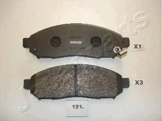 Колодки гальмівні (передні) Nissan NP300 Navara/Pathfinder III 05 JAPANPARTS PA121AF Купити в Україні