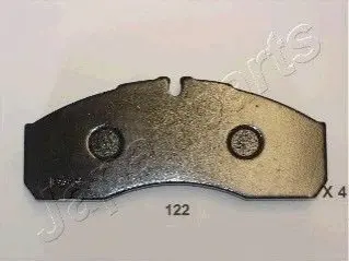 Гальмівні колодки, дискове гальмо (набір) JAPANPARTS PA122AF Купити в Україні