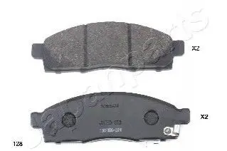 Колодки гальмівні (передні) Nissan NV200 10 JAPANPARTS PA128AF Купити в Україні