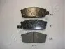 Фото NISSAN гальмівні колодки передн.Bluebird 80 JAPANPARTS (PA-141AF) зображення 1
