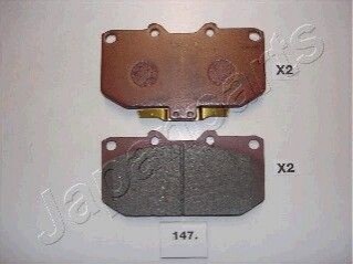 SUBARU гальмівні колодки передн. Impreza 98- JAPANPARTS PA-147AF