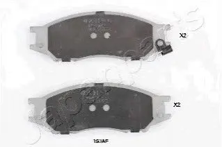 Тормозные колодки, дисковый тормоз.) JAPANPARTS PA150AF Купить в Украине