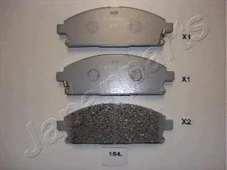 Колодки гальмівні (передні) Nissan X-Trail 01-13/Pathfinder 97-04 JAPANPARTS PA154AF Купити в Україні