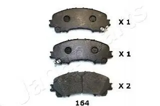 Колодки гальмівні (передні) Nissan X-Trail/Infiniti Q50 13-/Renault Koleos 16 JAPANPARTS PA164AF Купити в Україні