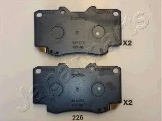 Колодки гальмівні (передні) Toyota Hilux 97-15 JAPANPARTS PA226AF Купити в Україні