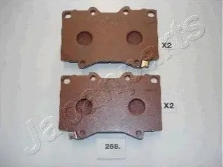 Колодки гальмівні (передні) Toyota Land Cruiser 100 98-07/Prado 02-10/Lexus LX 98-08 JAPANPARTS PA268AF Купити в Україні