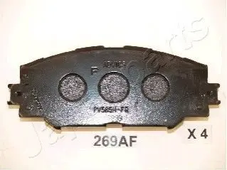 Колодки гальмівні (передні) Toyota Corolla 01-18/Auris 07-12/Rav4 III 05-/Yaris/Prius+ 12 JAPANPARTS PA269AF Купити в Україні