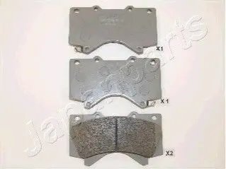 Колодки гальмівні (передні) Toyota Land Cruiser 200/Tundra/Sequoia 08 JAPANPARTS PA272AF Купити в Україні