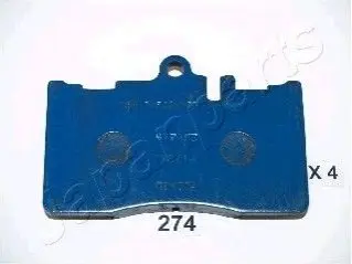 Гальмівні колодки, дискове гальмо (набір) JAPANPARTS PA274AF Купити в Україні