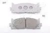 Фото Колодки гальмівні (передні) Toyota Camry/Lexus ES 01- (Akebono) JAPANPARTS (PA277AF) зображення 1