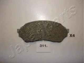 Колодки гальмівні (передні) Mazda 323 98-04 JAPANPARTS PA-311AF Купити в Україні