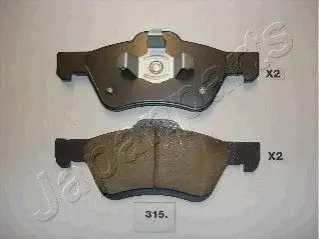 Тормозные колодки, дисковый тормоз.) JAPANPARTS PA315AF Купить в Украине