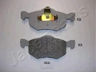 Тормозные колодки, дисковый тормоз.) JAPANPARTS PA322AF Купить в Украине