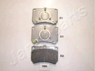 Тормозные колодки, дисковый тормоз.) JAPANPARTS PA326AF Купить в Украине
