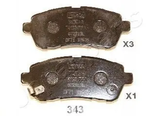 Колодки гальмівні (передні) Suzuki Swift 10 JAPANPARTS PA343AF Купити в Україні