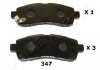 Колодки гальмівні MAZDA P. 2 1,3-1,6 07-15 - JAPANPARTS PA347AF (D6Y13328ZA, D6Y13328Z)