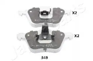 Колодки гальмівні (передні) Ford Focus/Mazda 3/Volvo C30/C70/S40/V50/Opel Vectra C 05-14/V40 12 JAPANPARTS PA-349AF Купити в Україні