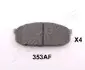 Фото Гальмівні колодки передні MAZDA 323 2.0 V6 94-98 JAPANPARTS (PA-353AF) зображення 1