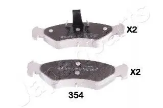 Фото Тормозные колодки FORD P. FIESTA -96/96-00/KA -00 JAPANPARTS (PA354AF) изображение 1